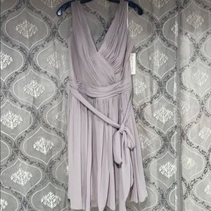 V neck short chiffon dress size 22